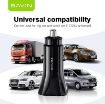 Slika Bavin PD20W QC3.0 USB-A + USB-C crna - PC875BK auto punjač