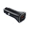 Slika Bavin PD20W QC3.0 USB-A + USB-C crna - PC875BK auto punjač