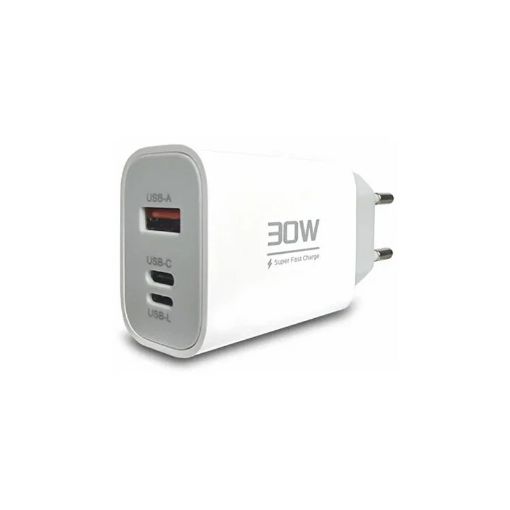 Slika Bavitel KeKe-PD004 30W Usb A/Type C/IOS + kabl Type C/Lightning belI punjač