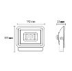 Slika Prosto LRF024EW-20W/BK 20W 6500K LED reflektor