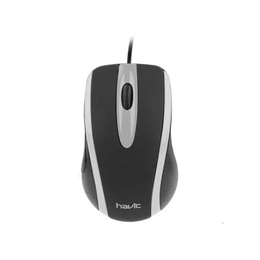 Slika Havit HV-MS753 USB miš cno-sivi