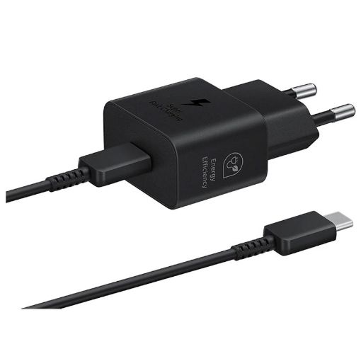 Slika Samsung 25w Type-C + kabl Type-C ( EP-T2510 ) crni brzi punjač