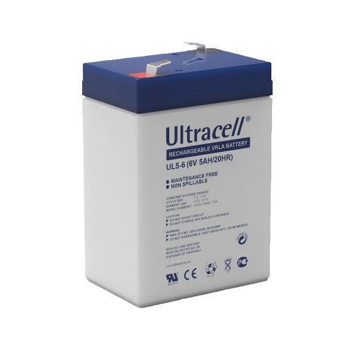 Slika Ultracell UL5-6 F1 6V 5Ah VRLA stacionarni akumulator