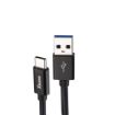 Slika Xwave USB kabl TIP-C/USB 3.0 (tip A-muski) -USB 3.1 (TIP C-muski)/duzina 2m/crni pv