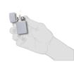 Slika Zippo 1605 Slim Satin Chrome upaljač