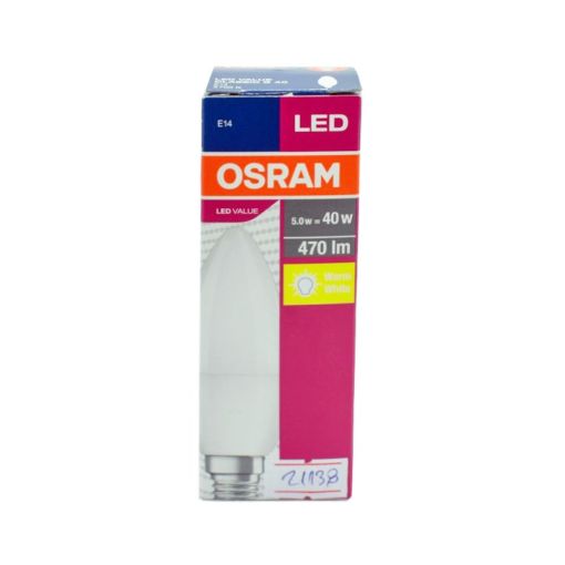 Slika Osram VALUE CL B FR 40 non-dim E14 5,7W/827 LED sijalica