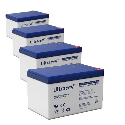 Slika Ultracell set 4 baterije 48V 12Ah UCG12-12 za električni skuter