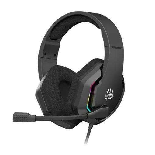 Slika A4Tech A4-G260P Bloody gejmerske slušalice sa mikrofonom, 50mm/16ohm, USB za RGB, 3,5mm crne