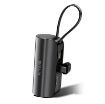 Slika Bavin PC012 PRO 5000mAh USB-C port + kabl type-C power bank Li-ion externa baterija (crni)